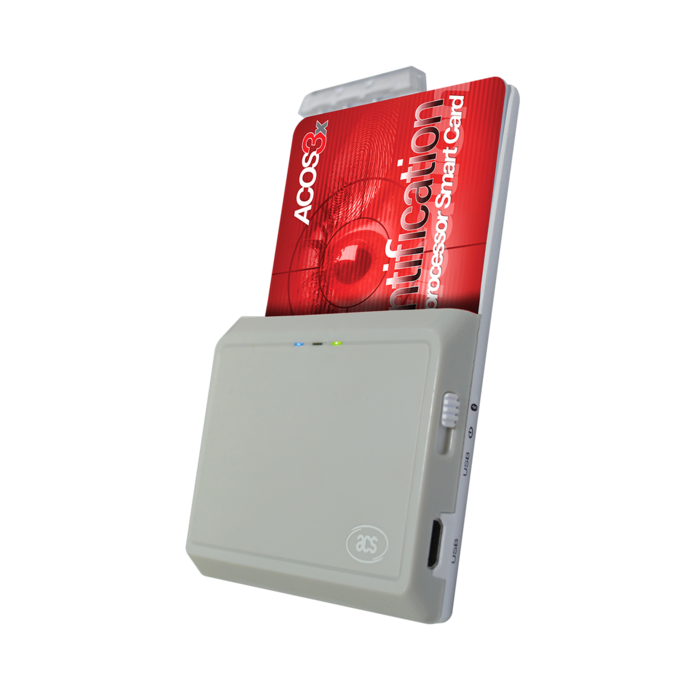 ACS ACS ACR3901U-S1ACSA smartcardlezer voor het uitlezen van contactchipkaarten, met USB en Bluetooth