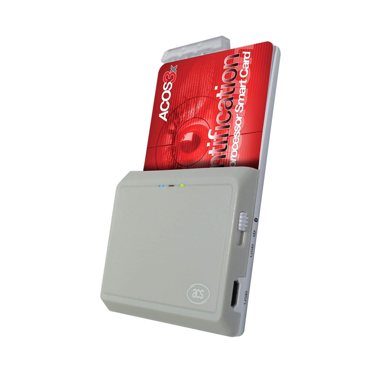 ACS ACS ACR3901U-S1ACSA smart card reader for reading contact smart cards, with USB and Bluetooth