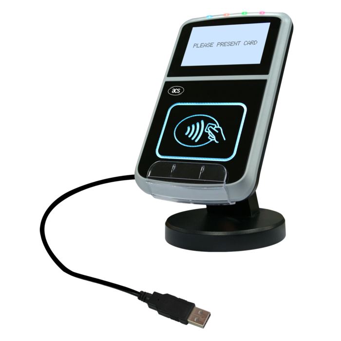 ACS ACS ACR123U lettore RFID e NFC contactless USB, Lettore contactless RFID e NFC a 13