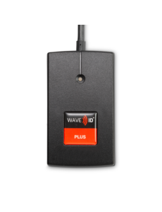 RF IDEAS RDR-80081AK0 | WAVE ID Plus Enroll w/ iCLASS ID Black USB Virtual COM Reader