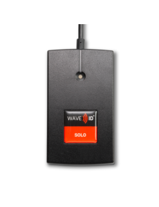 RF IDEAS RDR-7512AKU | WAVE ID Solo 82 Series 13.56MHz CSN Black Vertical USB Nano Reader