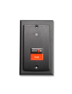 RF IDEAS RDR-800W1AKE-P | WAVE ID Plus Enroll w/ iCLASS ID Wallmount Black Ethernet POE Reader