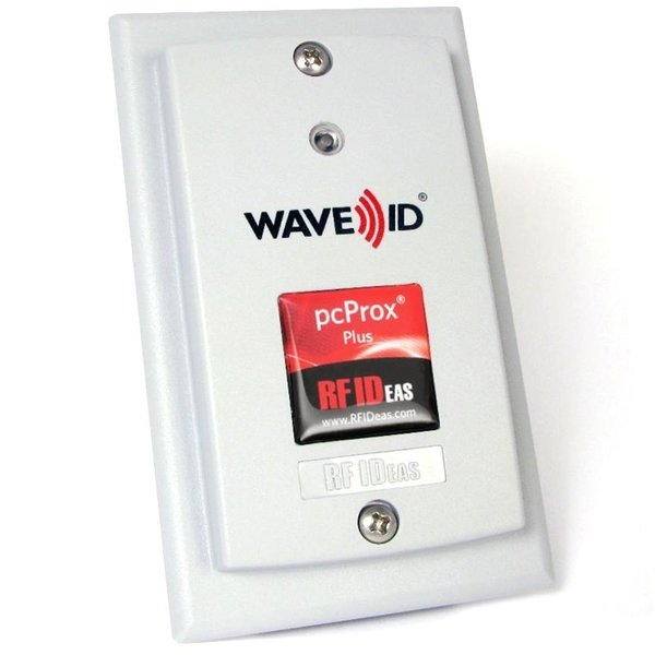 RF IDEAS RDR-70W1BW0 | WAVE ID Solo Enroll HID iCLASS ID Surface Mount White USB Virtual COM Reader