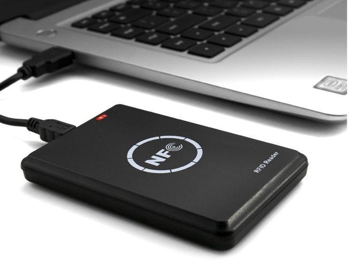 RISolutions RISolutions T5577 RFID/NFC-lezer voor het contactloos lezen van kaarten en tags, met USB en RFID