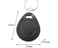 RISolutions 125khz RFID tag voorzien van sleutelring. (kleur naar keuze)