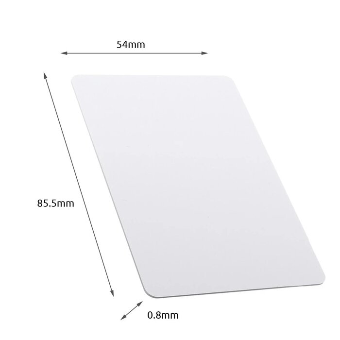 RISolutions Tarjetas NFC NTAG213, también aptas para Amiibo - Blancas - 15 Tarjetas