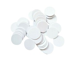 RISolutions Pegatinas redondas NTAG 216 - Pegatinas NFC - 888 bytes