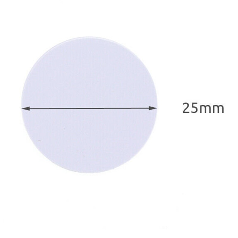 RISolutions Pegatinas redondas NTAG 216 - Pegatinas NFC - 888 bytes