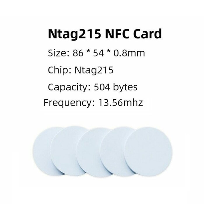 RISolutions Pegatinas redondas NTAG 216 - Pegatinas NFC - 888 bytes