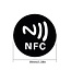 RISolutions NFC Ntag213 Tag NTAG 213 Metallic Label Badge Black paster