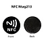RISolutions NFC Ntag213 Tag NTAG 213 Metallic Label Badge Black paster