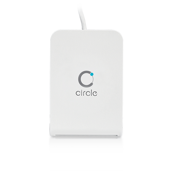 AB Circle Conector USB tipo A con ranura SAM (estándar), 81.5 g, Lectores de tarjetas inteligentes