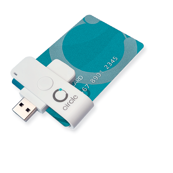AB Circle Conector USB tipo A (estándar), 10.8 g, Lectores de tarjetas inteligentes