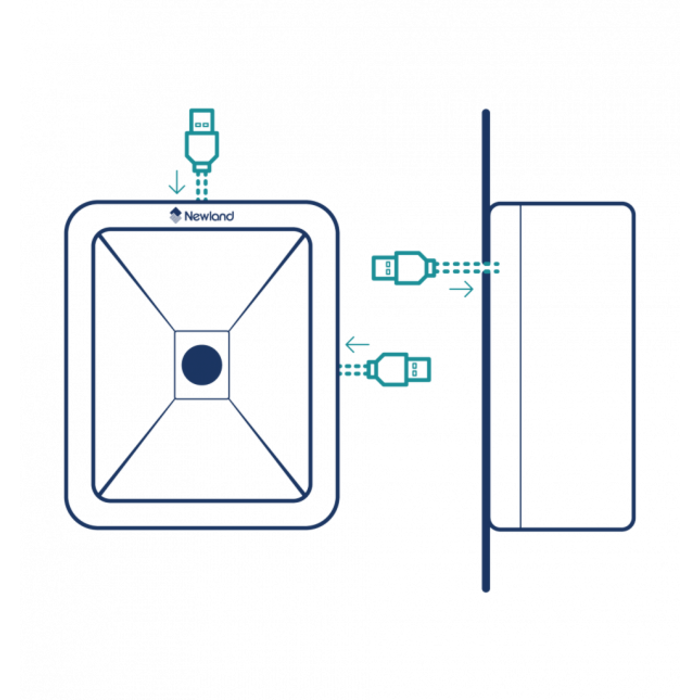 Newland NLS-FR2780-B-20 Newland FR2780 Urchin, 2D, USB, Kit (USB), nero