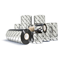Honeywell Honeywell, Thermotransferband, TMX 2010 / HP06 Wachs/Harz, 60mm, 10 Rollen/Box, schwarz, 25,4mm