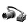 Cable RJ12 Anker de 2 m, Es negro y tiene forma angular