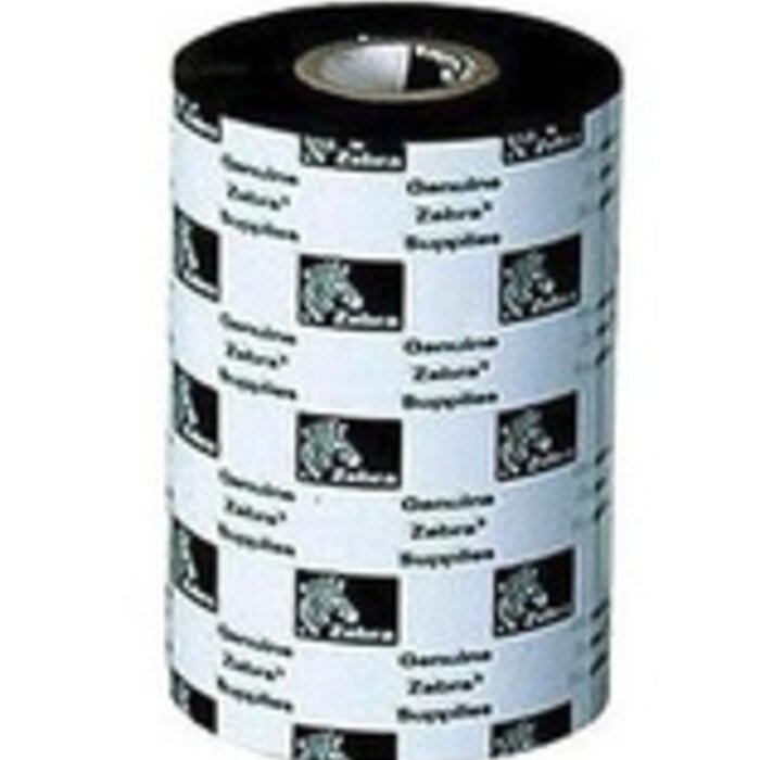 Zebra 01600BK08345 Zebra ZipShip 1600, ruban transfert thermique, cire, 83mm