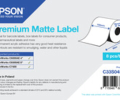 EPSON C33S045741 Epson rouleau d'étiquettes, papier normal, 102 mm