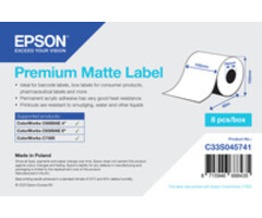 EPSON C33S045741 Epson Rotolo etichette, Carta normale, 102 mm