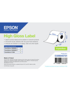 EPSON C33S045731 Epson Rotolo etichette, Carta normale, 102 mm