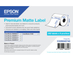 EPSON Epson labelrol, normaal papier, 105x210mm | C33S045740