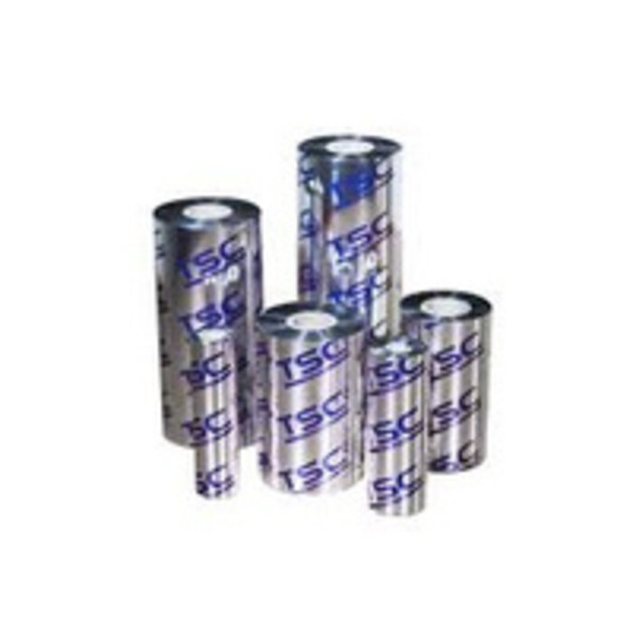 TSC TSC 8050-SWX, TSC, Nastro trasportatore termico, cera, 83 mm, nero, 4 mm, Lunghezza: 300 m, 25,4 mm