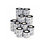 CITIZEN 3530055 Citizen, thermal transfer ribbon, resin, 55mm, 8 rolls/box
