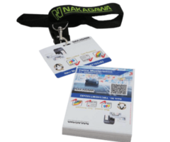 Nakagawa visitor badges, 54x86 | C34EM6T 54X86EL