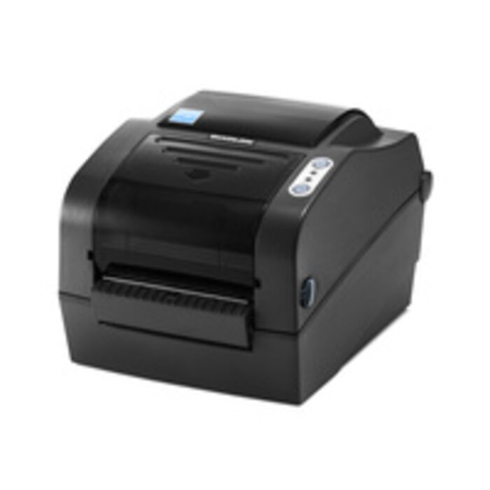 BIXOLON Bixolon SLP-TX423, 12 pts/mm (300 dpi), EPL, ZPLII, USB, USB Host, RS232, Ethernet, gris foncé, 9 broches