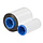 Cinta Zebra P330i/430i: blanca, Cinta blanca monocromática para Zebra P330i/430i