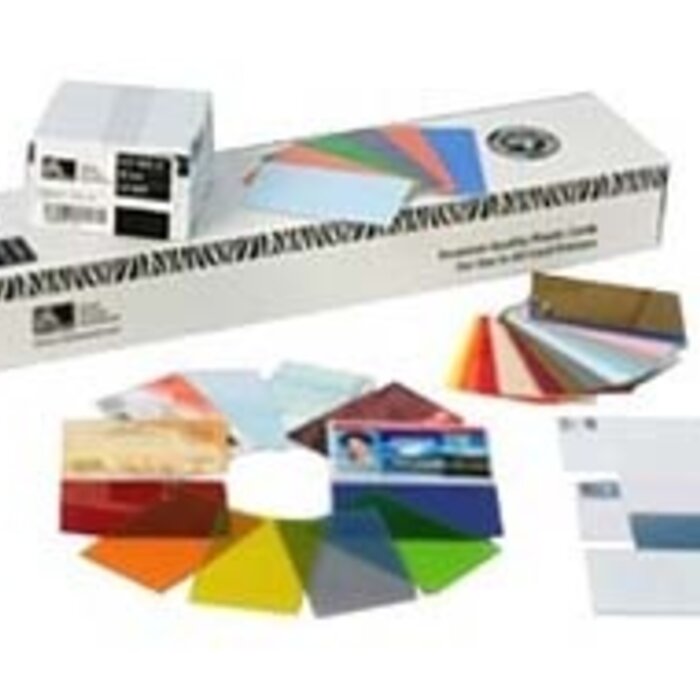 Zebra Zebra Plastic cards, 100pcs. | 800059-102-01