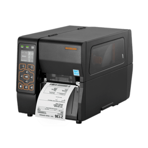 BIXOLON Bixolon XT3-43, 12 Punkte/mm (300dpi), Peeler, Rewind, Display, USB, USB-Host, RS232, Ethernet, 128MB RAM / 128MB Flash