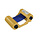 800033-804 Zebra ZXP3 Monochrom-Farbband: blau