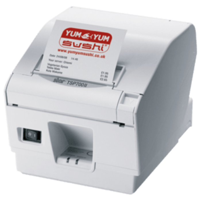 STAR MICRONICS EUROPE Star TSP743UII-24, USB, 8 dots/mm (203 dpi), cutter, wit | 39442501