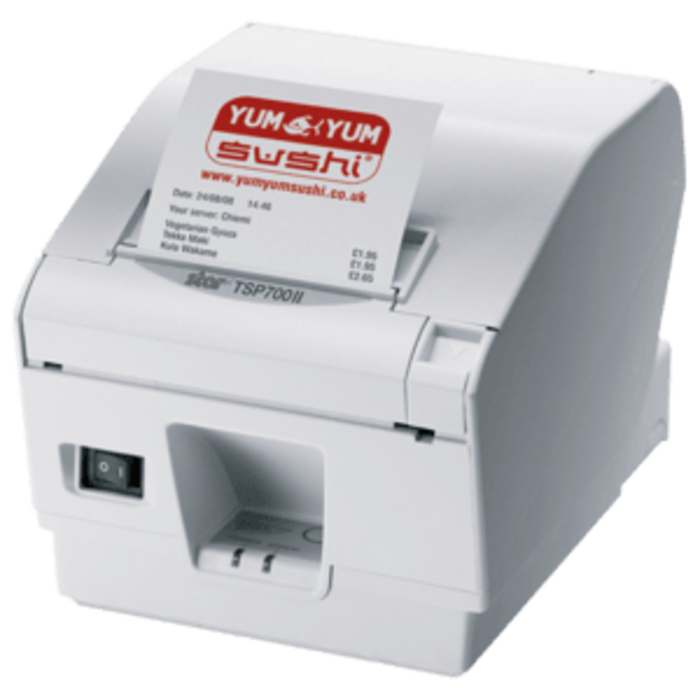 STAR MICRONICS EUROPE 39442310 Star TSP743DII-24, RS232, 8 pts/mm (203 dpi), massicot, gris foncé