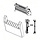 Zebra Peeler, Kit, 770 g, Front mount