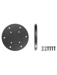 BRODIT 215522 Brodit mounting plate, round, 100 mm