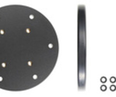 BRODIT Brodit mounting plate, round, 100 mm | 215522