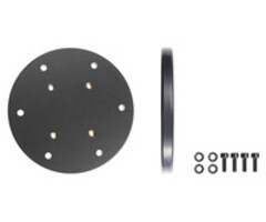 BRODIT Brodit mounting plate, round, 100 mm | 215522