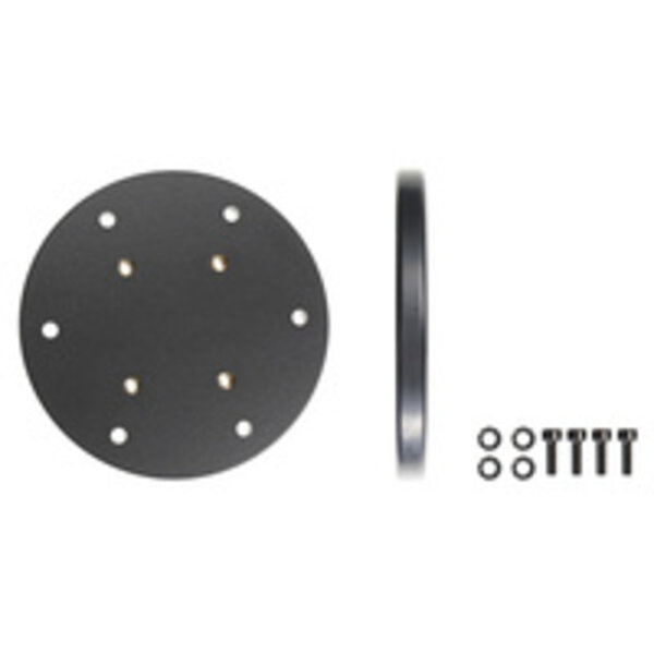 BRODIT Brodit mounting plate, round, 100 mm | 215522