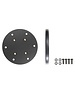 BRODIT 215522 Brodit mounting plate, round, 100 mm