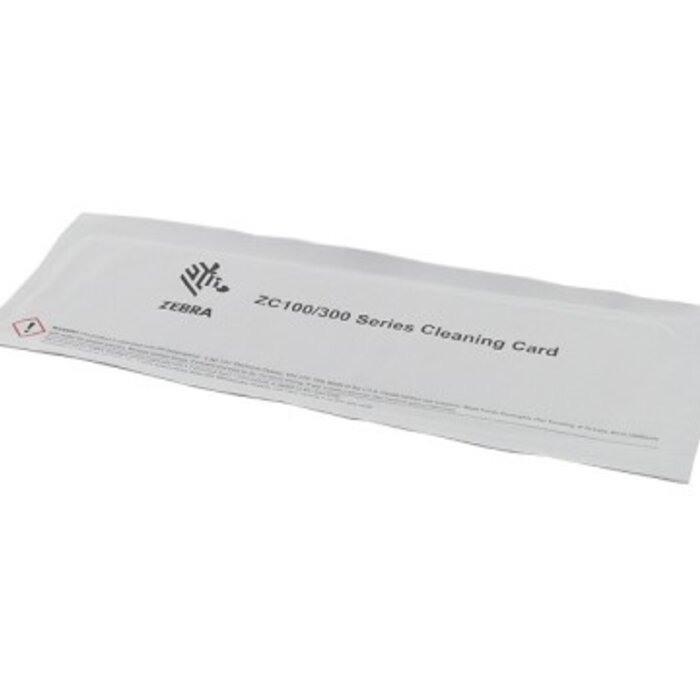 Zebra Tarjetas de limpieza Zebra, 5 tarjetas | 105999-311-01