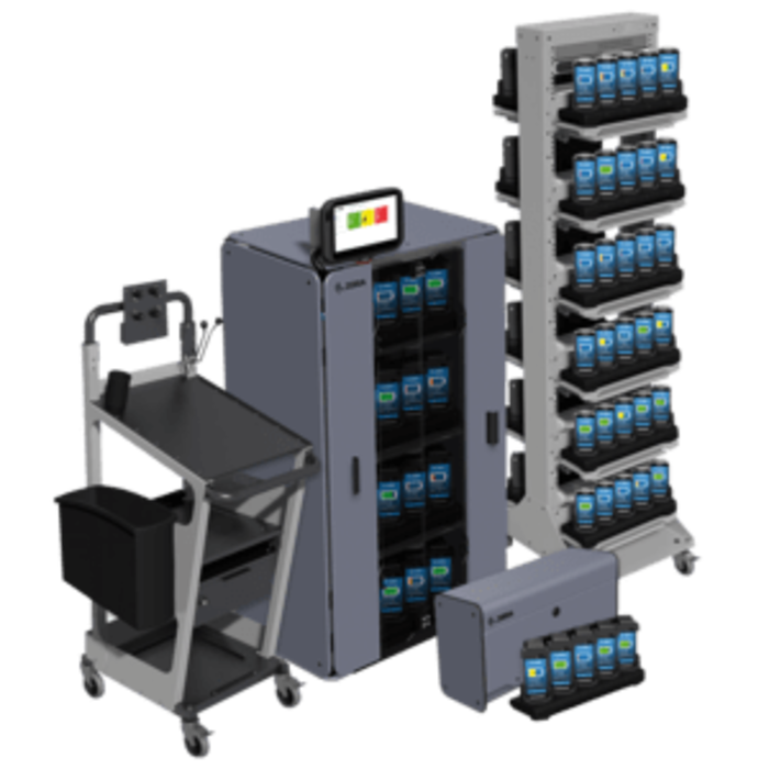 Zebra CS-CAB-4-FLTPK-B-EMEA Zebra Intelligent Cabinet, Large, Flat Packed Version