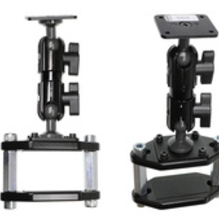 BRODIT 215978 Brodit pedestal mount for forklift, L: 140 mm, W: 72 mm