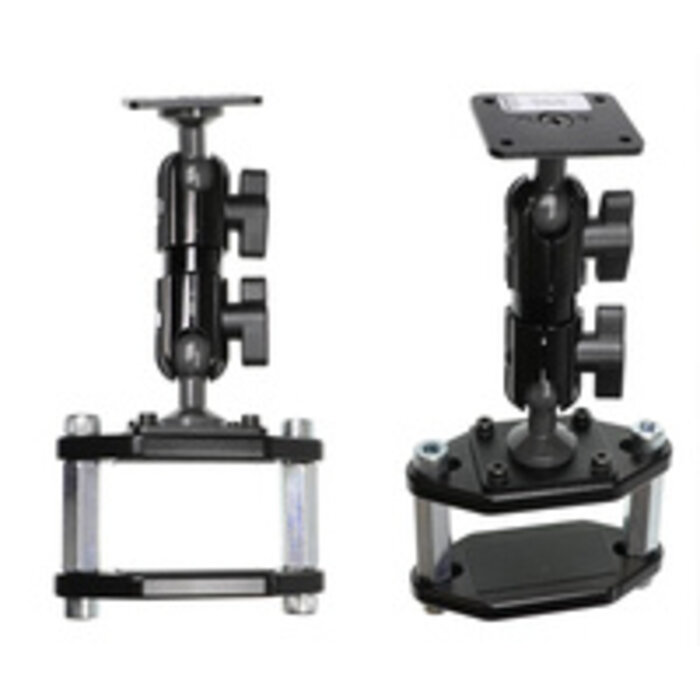 BRODIT 215978 Brodit pedestal mount for forklift, L: 140 mm, W: 72 mm