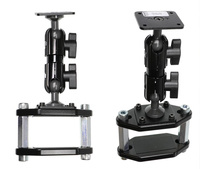 BRODIT 215978 Brodit Sockelhalterung für Gabelstapler, L: 140 mm, B: 72 mm - Gabelstapler Halterung Lite, Länge: 140 mm