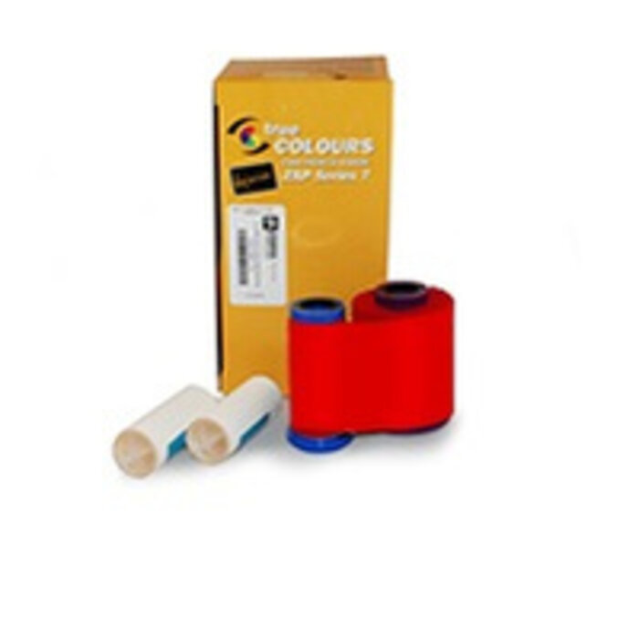 Zebra Cinta Zebra ZXP Serie 7, 400 g, La cinta Zebra ZXP Serie 7 es una cinta roja