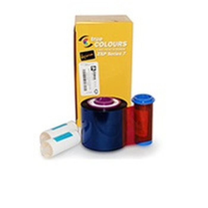 Zebra Zebra ZXP 7 Series colour ribbon, 420 g, for 1250 images (single-sided) or 625 images, ½ colour ribbon YMCKO