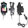 BRODIT 560857 charger for charging compatible batteries or devices, with 12/24 v