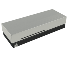 APG »CashPlus« Tapa abatible 460, cable, blanco | 460MOD03-0701